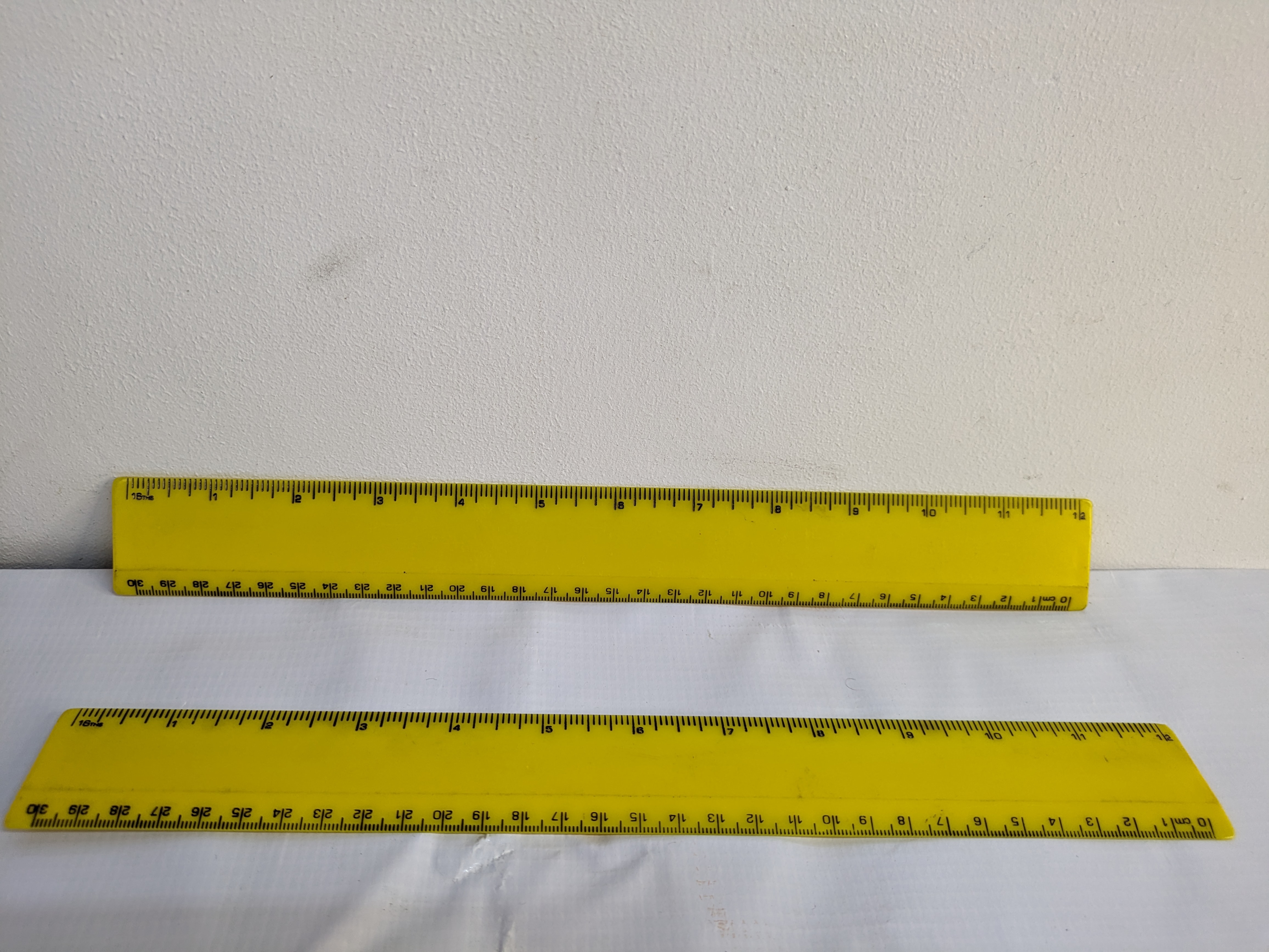 Brailled math ruler image